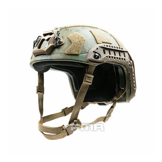FMA Tactical Airsoft Paintball SF Super High Cut Helmet BK/DE/FG M/L L/XL {23}