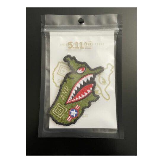 NEW 5.11 Tactical In House Collection United Tiger Shark Hook Back Patch 82050 {1}