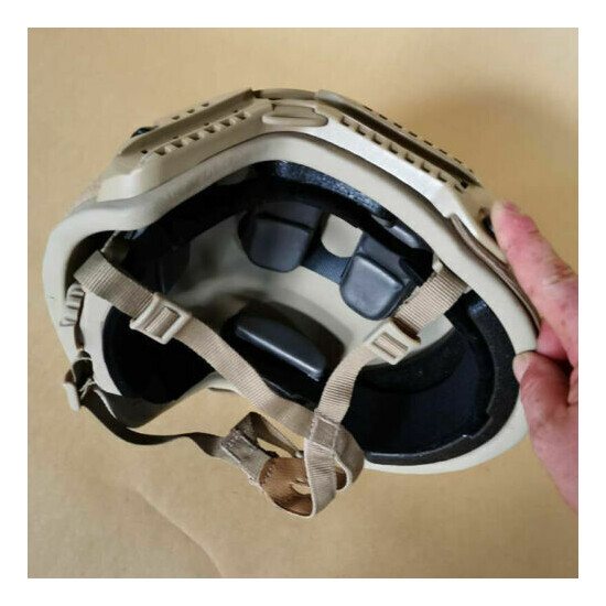 UHMW-PE Ballistic 3A Bullet Proof Helmet + Bullet proof Face Guard Shield Mask {4}