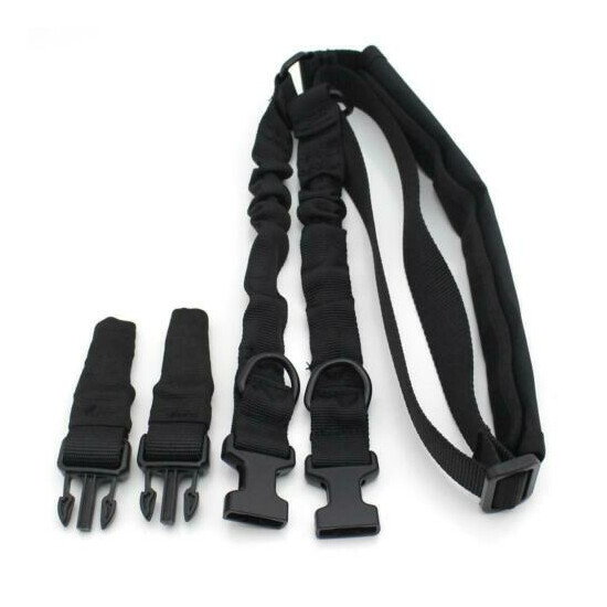 Hunting Combat Gun Sling Tactical Nylon 2 Point Rifle Sling with Shoulder Strap {9}