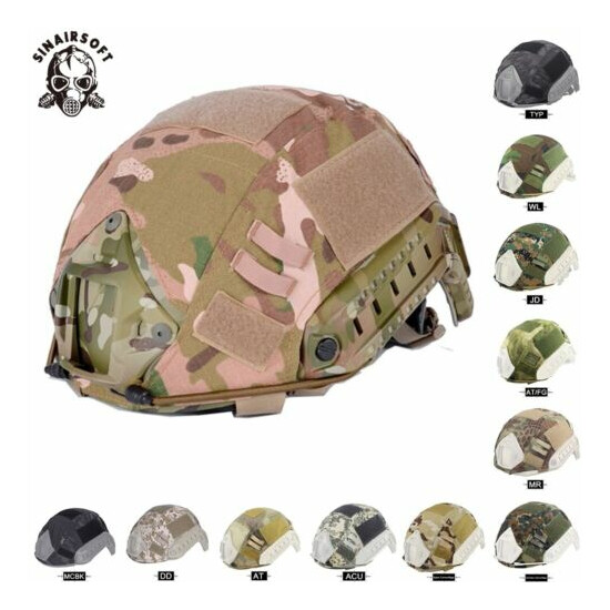 Tactical Camo Helmet Cover Skin For Airsoft Protective Gear BJ PJ MH Fast Helmet {1}