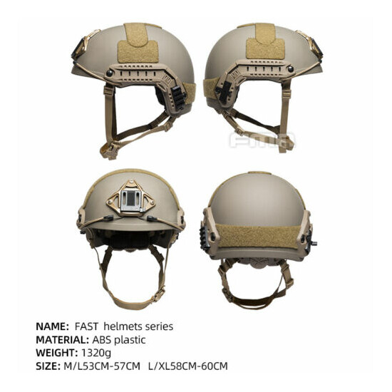 FMA Tactical Helmet Thicken Riding Helmet Protective Helmet FAST Ops Maritime {8}