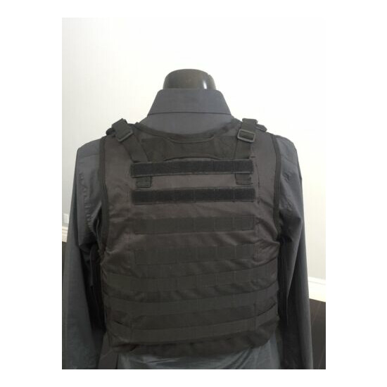 Tactical Plate Carrier Vest FREE Made With Kevlar Plates 3a Inserts Bulletproof {2}