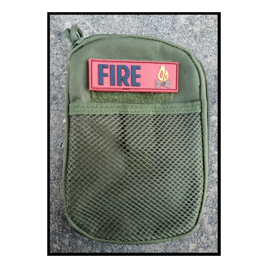 FIRE KIT PVC PATCH BUGOUT BAG EMERGENCY SURVIVAL GO BAG SERE BUG OUT EDC MORAL  {7}