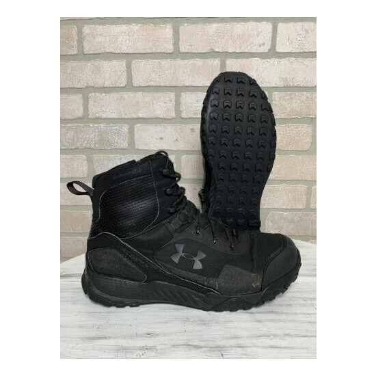 Under Armour Men's UA Valsetz RTS 1.5 Side Zip Tactical Boots Black Size 12.5 {1}