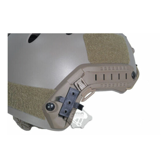 FMA Tactical Airsoft Paintball Fast Helmet PJ Helmet Adjustable Tan M/L/XL {7}