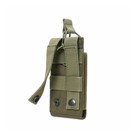 Tactical Single Molle Pouch Double Magazine Hiking Outdoor Accessory Waist Bag {18}