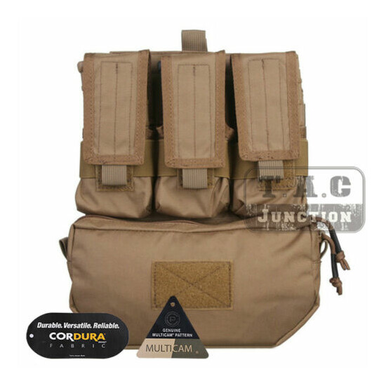 Emerson MOLLE Tactical Assault Pack Bag Plate Carrier Back Panel w/ Mag Pouches {12}