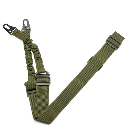 Adjustable Tactical 2 Two Point Bungee Rifle Gun Sling Strap Military Hunting US {20}