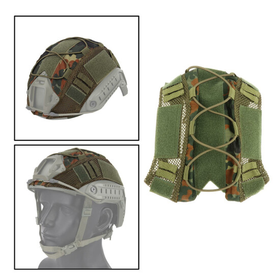 Multicam Helmet Cover Cloth Protector No Helmet for Fast Helmet, One Size Fits {18}