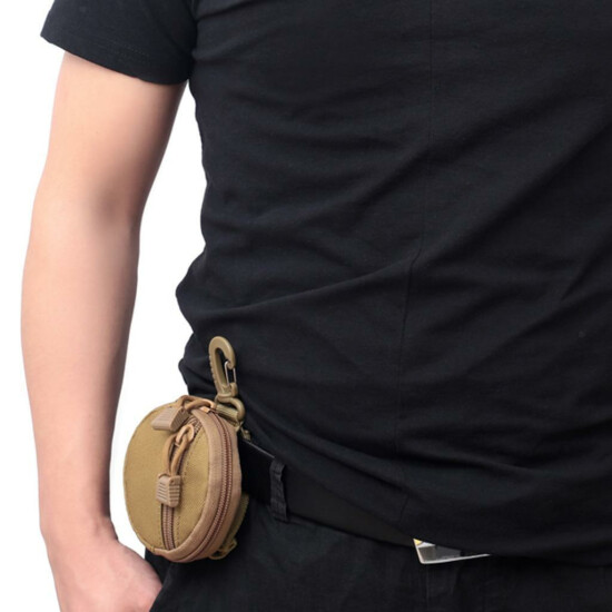 Outdoor Change Purse Key Pouch Tactical Accessory Bag Small MOLLE Waist Bag {13}