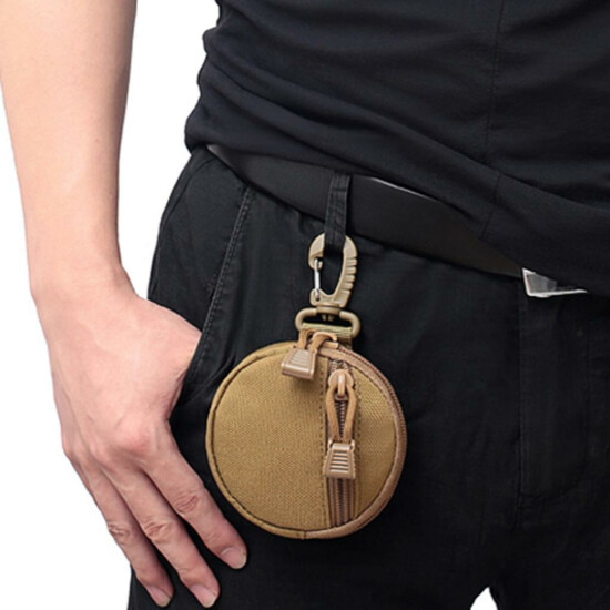 Outdoor Change Purse Key Pouch Tactical Accessory Bag Small MOLLE Waist Bag {12}