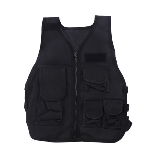 Adjustable Kids Tactical Vest Body Protect Waistcoat Airsoft Gilet for Boys {16}