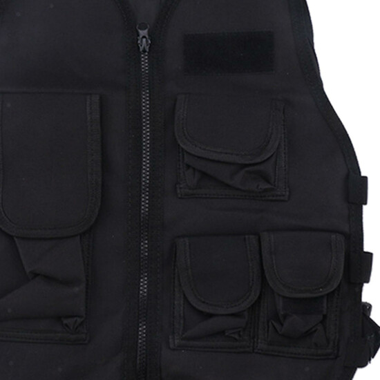 Adjustable Kids Tactical Vest Body Protect Waistcoat Airsoft Gilet for Boys {7}