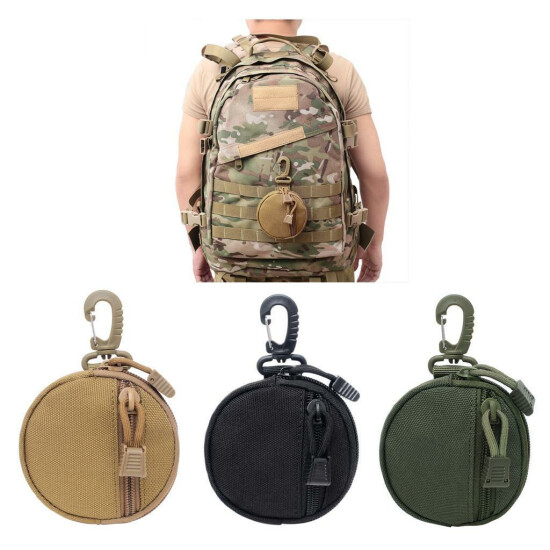 Outdoor Change Purse Key Pouch Tactical Accessory Bag Small MOLLE Waist Bag {5}