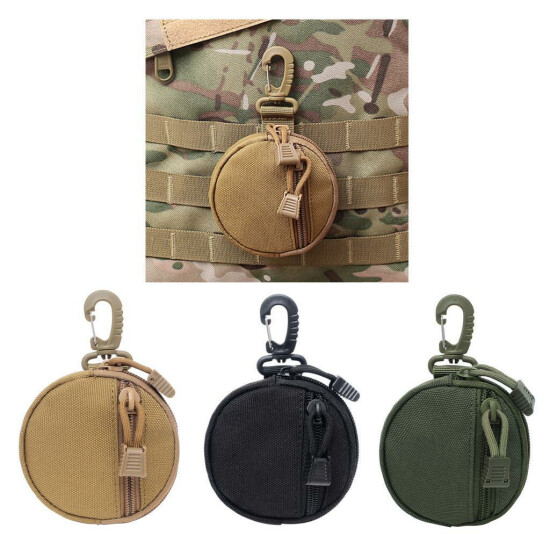 Outdoor Change Purse Key Pouch Tactical Accessory Bag Small MOLLE Waist Bag {7}
