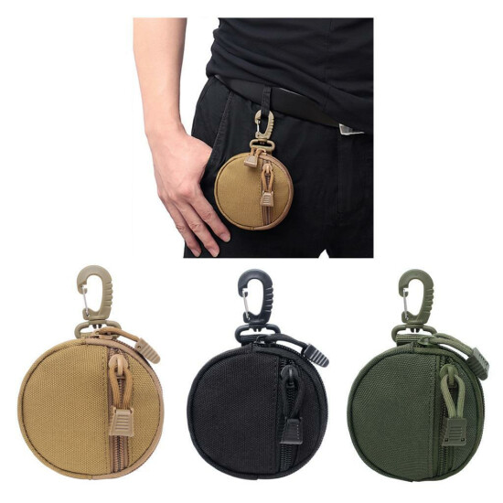 Outdoor Change Purse Key Pouch Tactical Accessory Bag Small MOLLE Waist Bag {8}