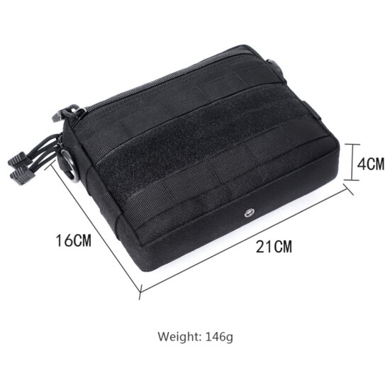 Multi-purpose EDC Belt Tactical Molle Pouch Waist Pack Bag Utility Phone Pocket {3}
