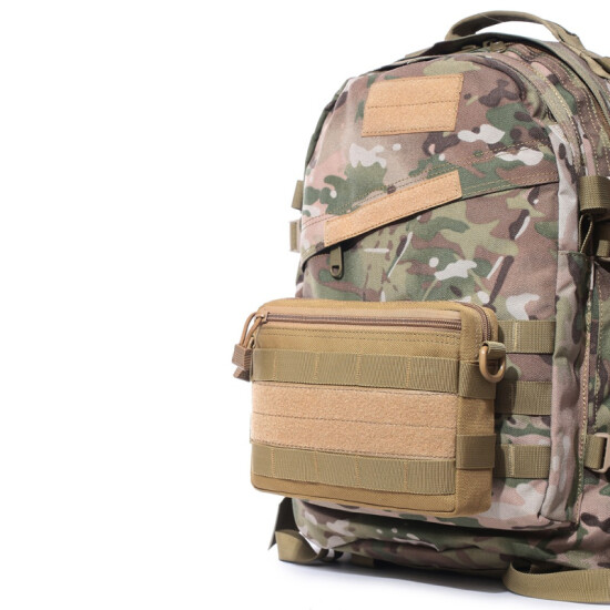 Multi-purpose EDC Belt Tactical Molle Pouch Waist Pack Bag Utility Phone Pocket {12}