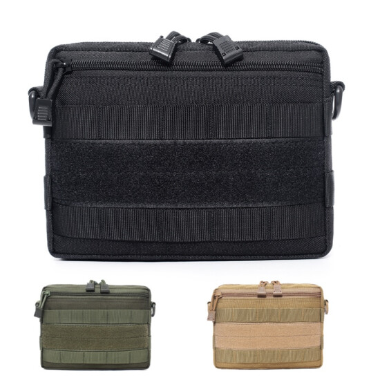 Multi-purpose EDC Belt Tactical Molle Pouch Waist Pack Bag Utility Phone Pocket {1}