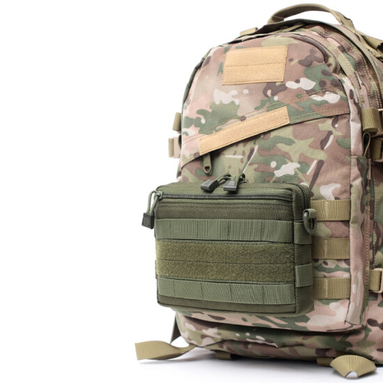 Multi-purpose EDC Belt Tactical Molle Pouch Waist Pack Bag Utility Phone Pocket {17}